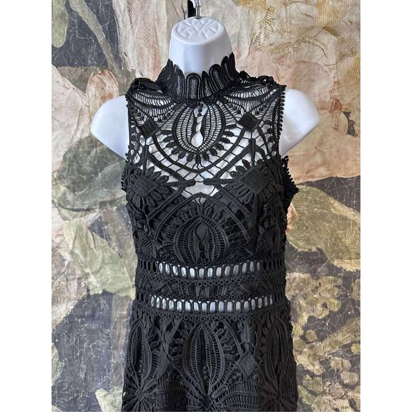 New Free People x Saylor 'Siren' Lace Dress - Black sz XS - Picture 8 of 8